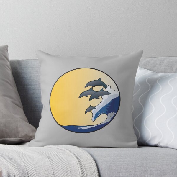 Item preview, The Wave and Dolphins designed and sold by Art Landing.