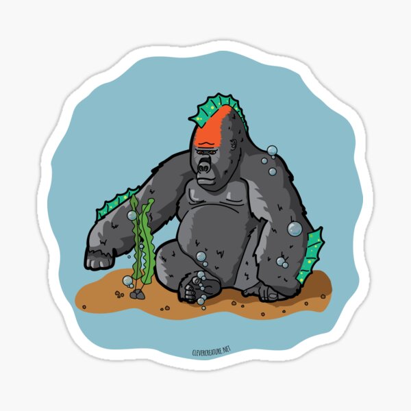 Sea Gorilla Sticker