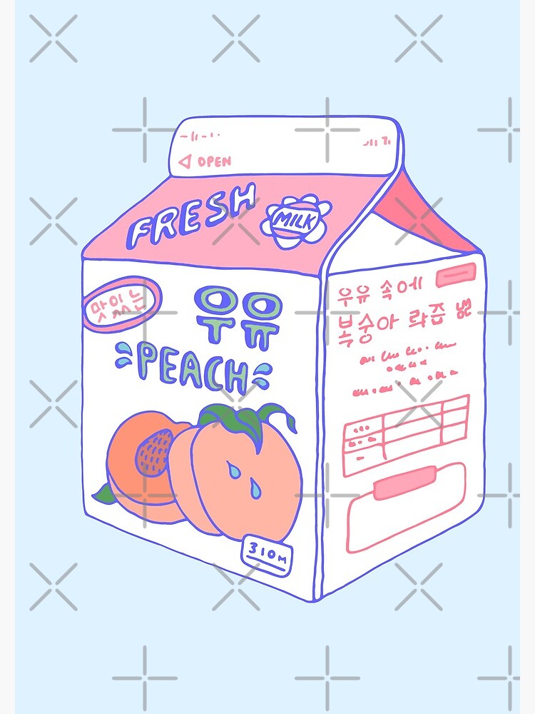 Peach Milk Carton by LauraOConnor