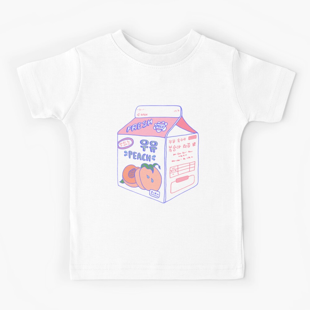 Peach Milk Carton Kids T-Shirt