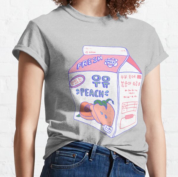 Peach Milk Carton Classic T-Shirt