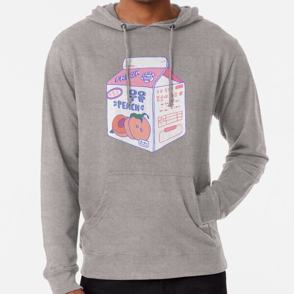 Peach clearance milk hoodie