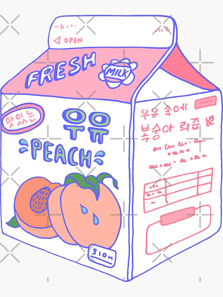 Peach Milk Carton by LauraOConnor