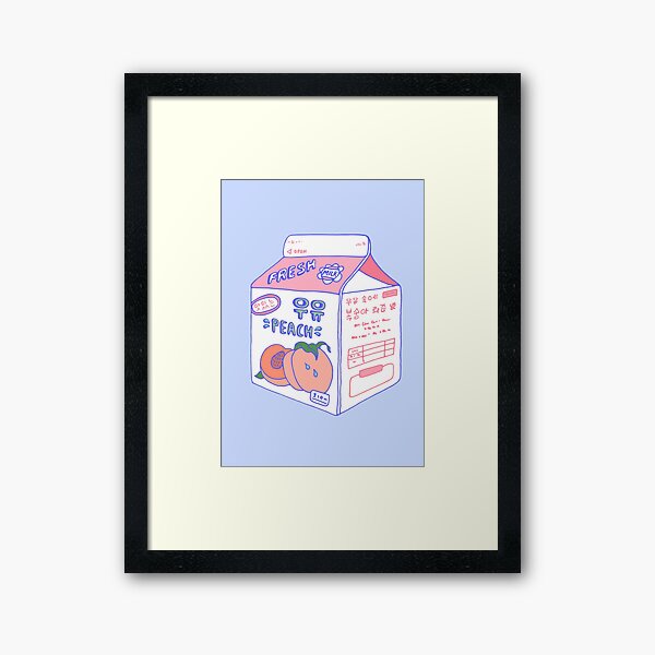 Item preview, Peach Milk Carton designed and sold by Laura OConnor.