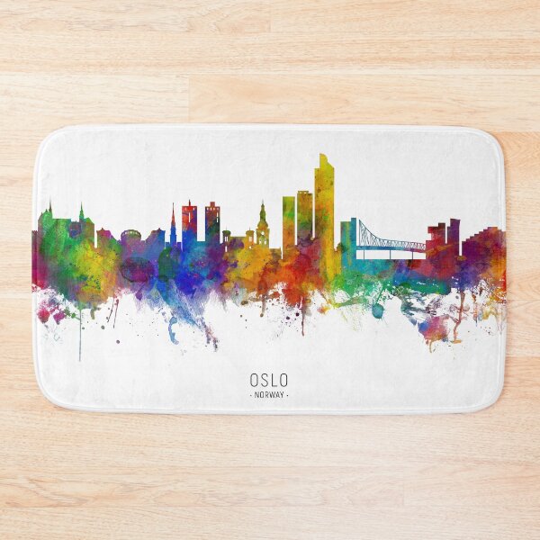 Item preview, Oslo Norway Skyline designed and sold by ArtPrints.