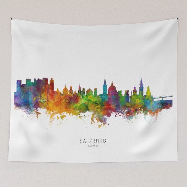 Item preview, Salzburg Austria Skyline designed and sold by ArtPrints.