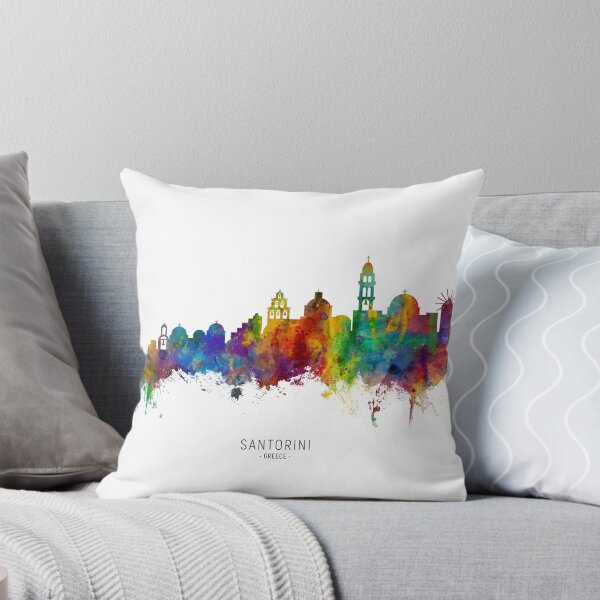 Artikelvorschau, Santorini Skyline entworfen und verkauft von ArtPrints.
