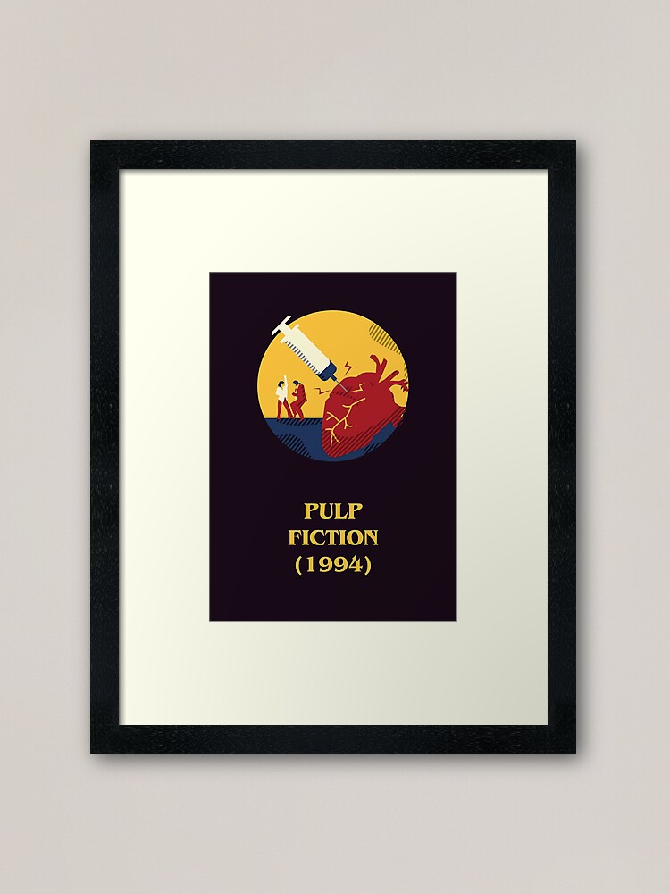Retro Pulp Fiction Poster, Quentin Tarantino Collection Poster for Sale  by LumcoMedia
