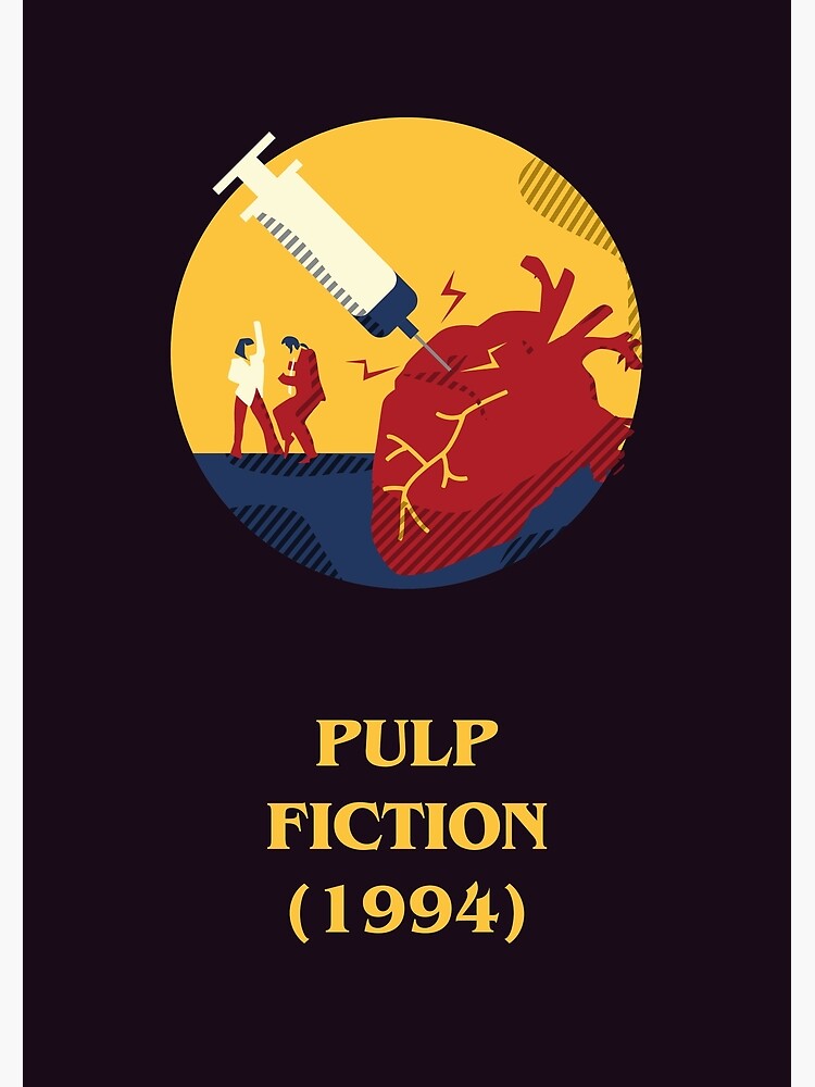 Retro Pulp Fiction Poster | Quentin Tarantino Collection | Poster
