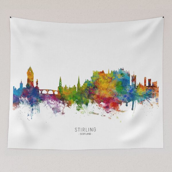 Item preview, Stirling Scotland Skyline designed and sold by ArtPrints.