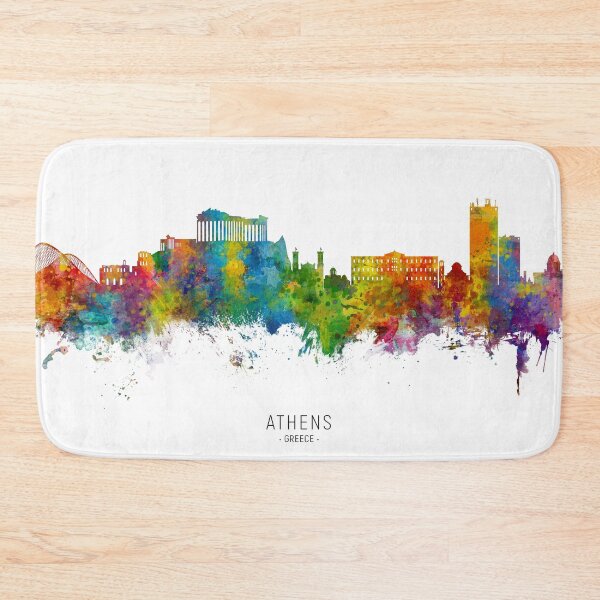 Item preview, Athens Greece Skyline designed and sold by ArtPrints.