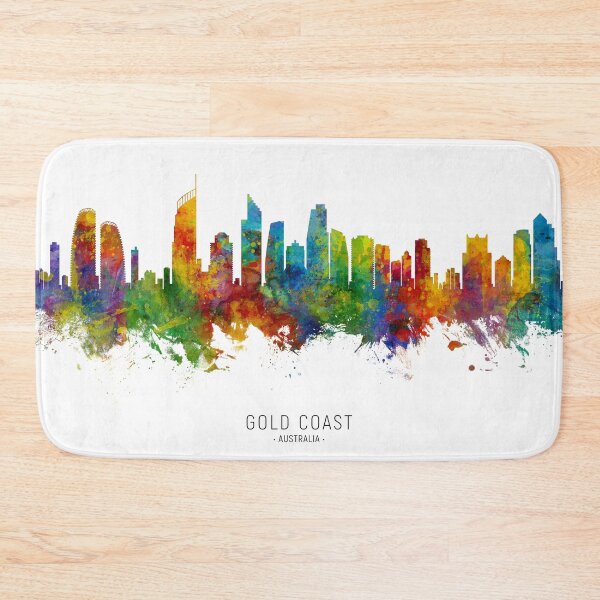 Item preview, Gold Coast Australia Skyline designed and sold by ArtPrints.