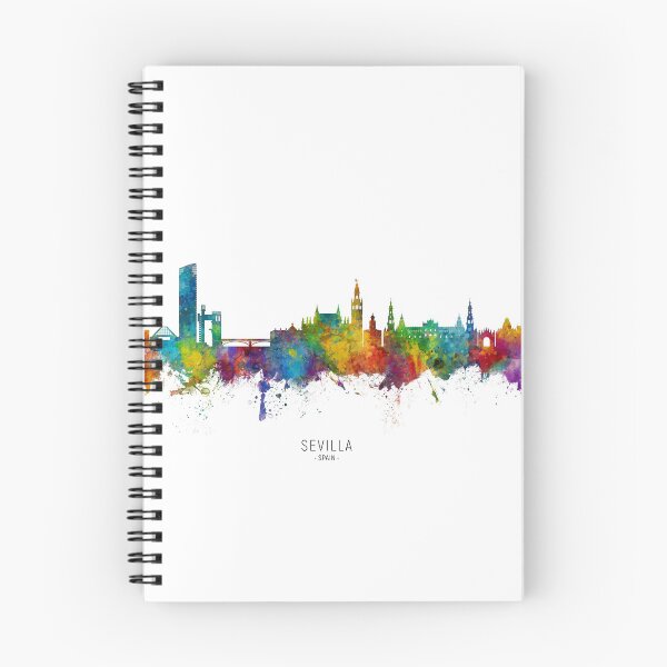 Item preview, Sevilla Spain Skyline designed and sold by ArtPrints.