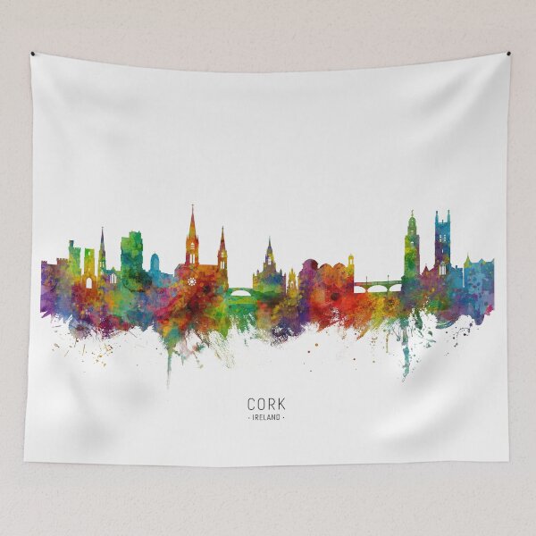 Item preview, Cork Ireland Skyline designed and sold by ArtPrints.