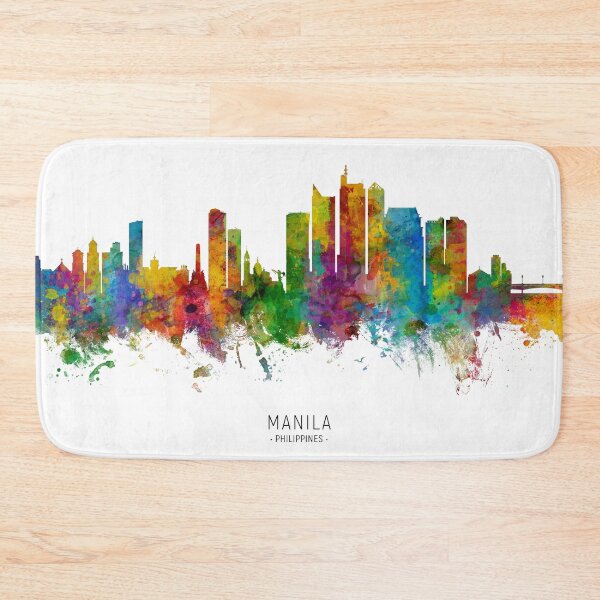 Item preview, Manila Philippines Skyline designed and sold by ArtPrints.