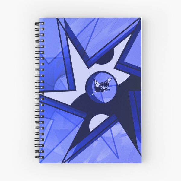 Item preview, Running Hen Tao Shuriken - Blue designed and sold by JoanNinjaHen.