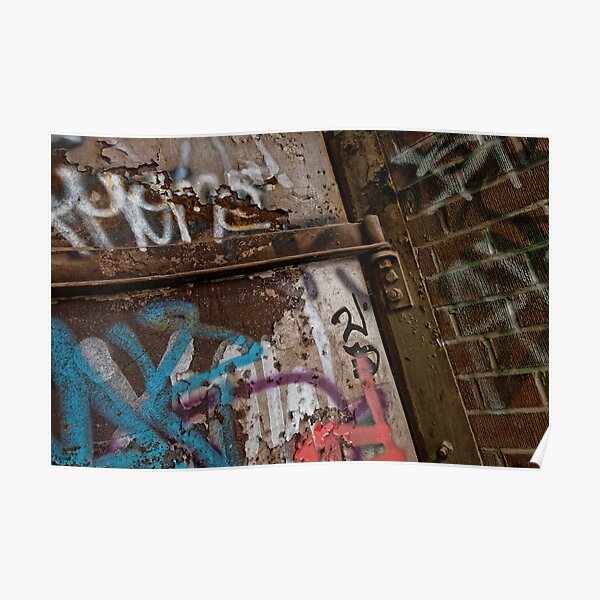 Graffiti at Brick Works Poster