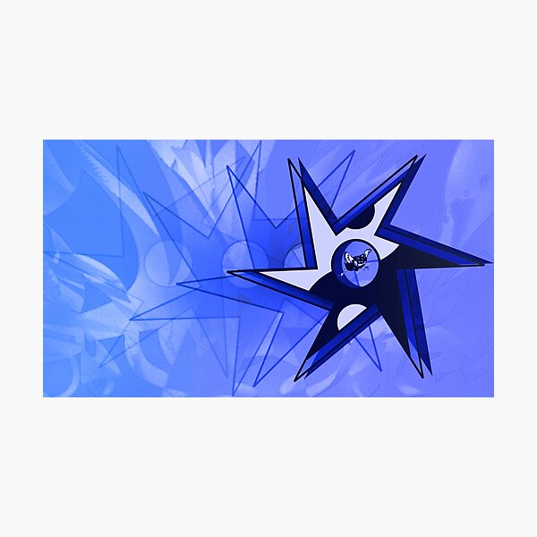 Artikelvorschau, Running Hen Tao Shuriken - Blue entworfen und verkauft von JoanNinjaHen.