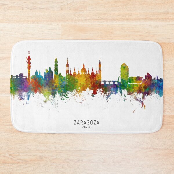 Item preview, Zaragoza Spain Skyline designed and sold by ArtPrints.