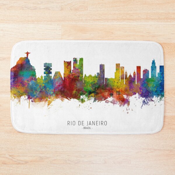 Item preview, Rio de Janeiro Brazil Skyline designed and sold by ArtPrints.