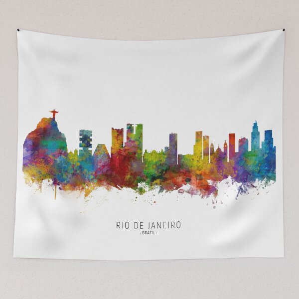 Item preview, Rio de Janeiro Brazil Skyline designed and sold by ArtPrints.