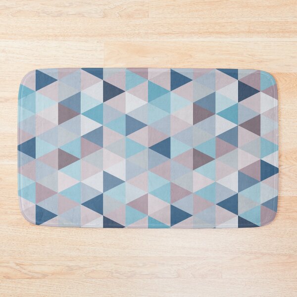 Item preview, Mauve Blue Small Triangles B designed and sold by BlertaDK.