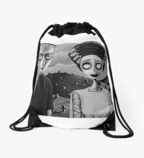 Corpse Bride of Frankenstein Drawstring Bag