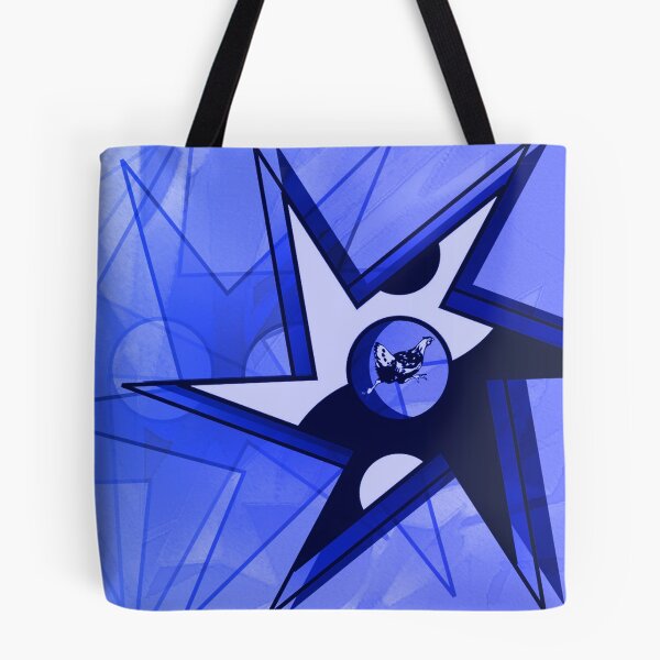 Item preview, Running Hen Tao Shuriken - Blue designed and sold by JoanNinjaHen.