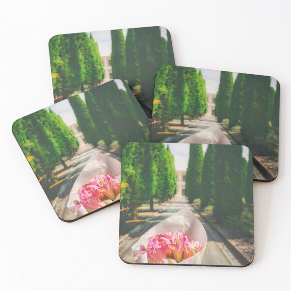 Item preview, llevar flores al cementerio a lo largo de la avenida de cipreses designed and sold by fineartitalia.