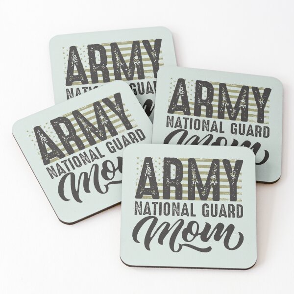 Item preview, Army National Guard Mom with US flag military style gift  designed and sold by alenaz.