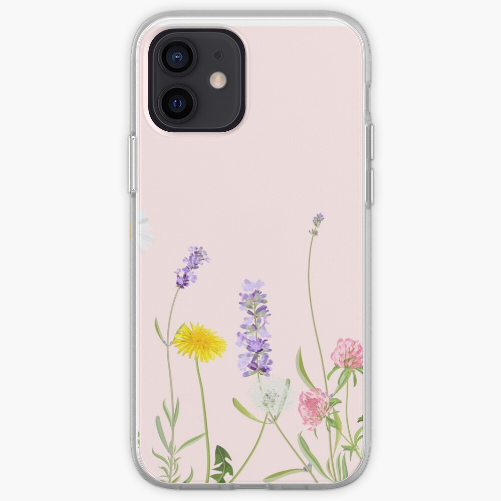 Blush pink - wildflower dreams iPhone Case & Cover