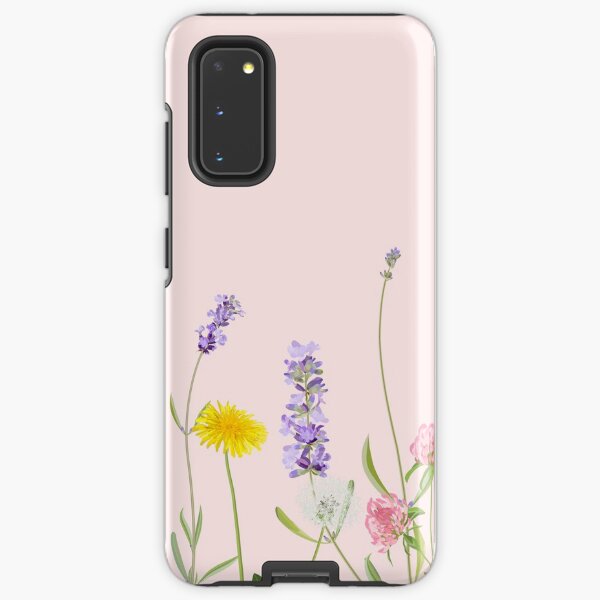 Blush pink - wildflower dreams Samsung Galaxy Tough Case