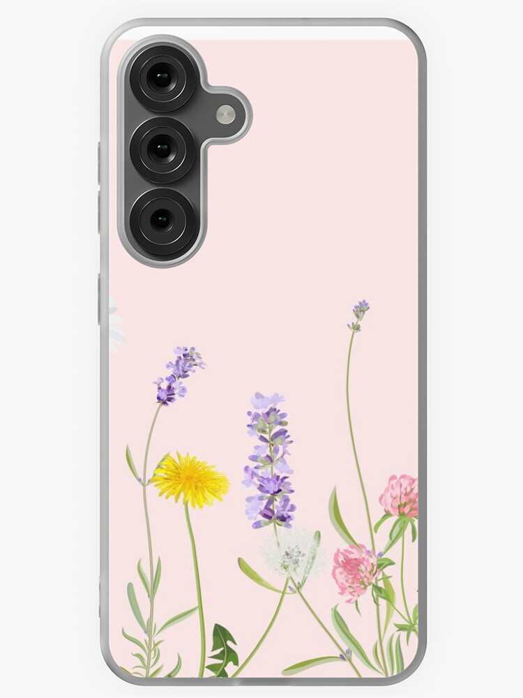 Aperçu 1 sur 4. Coque Samsung Galaxy avec l'œuvre Rose fard à joues - rêves de fleurs sauvages créée et vendue par peggieprints.