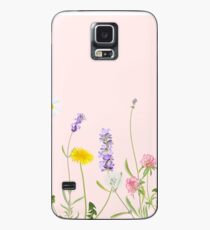 Blush Pink - Wildblumenträume Hülle & Klebefolie für Samsung Galaxy