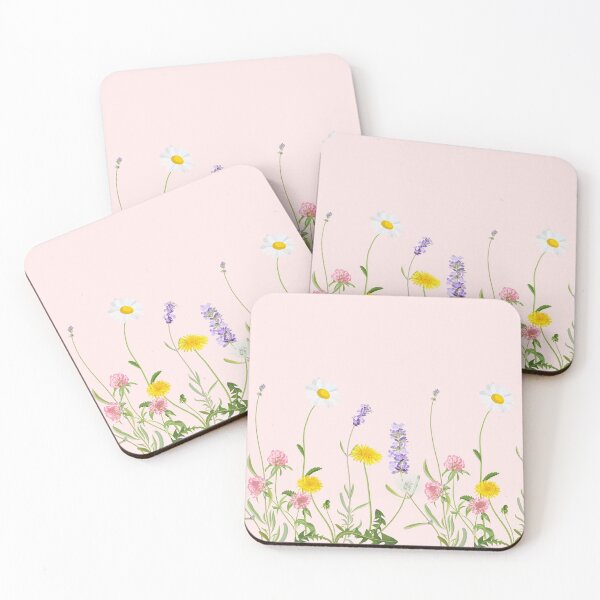 Item preview, Blush pink - wildflower dreams designed and sold by peggieprints.