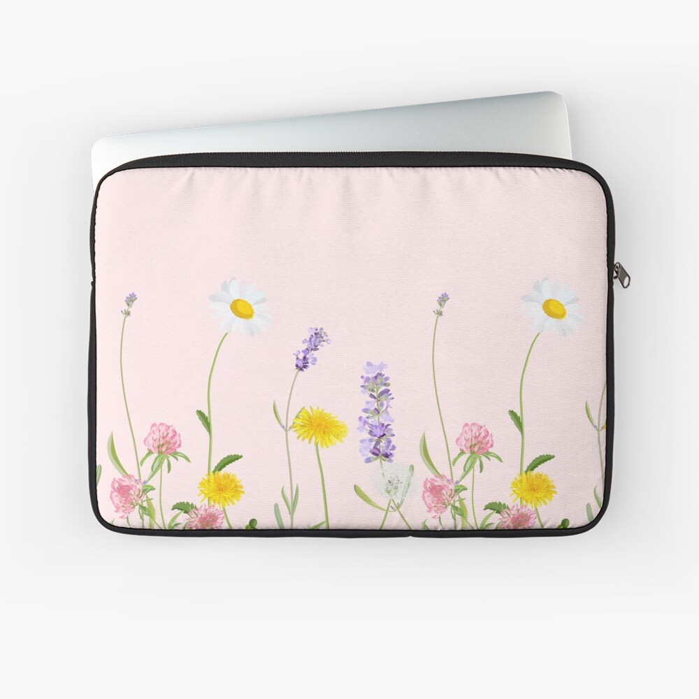 Blush pink - wildflower dreams Laptop Sleeve
