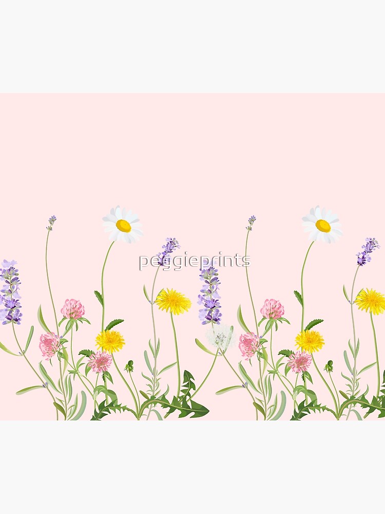Blush pink - wildflower dreams by peggieprints
