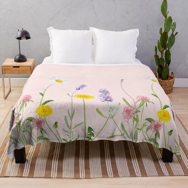 Item preview, Blush pink - wildflower dreams designed and sold by peggieprints.