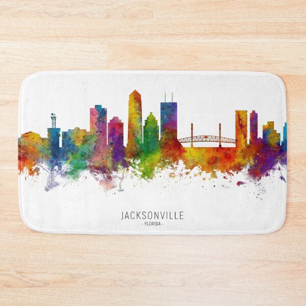 Artikelvorschau, Jacksonville Florida Skyline entworfen und verkauft von ArtPrints.