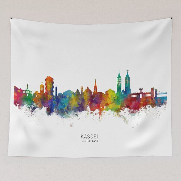 Item preview, Kassel Germany Skyline designed and sold by ArtPrints.