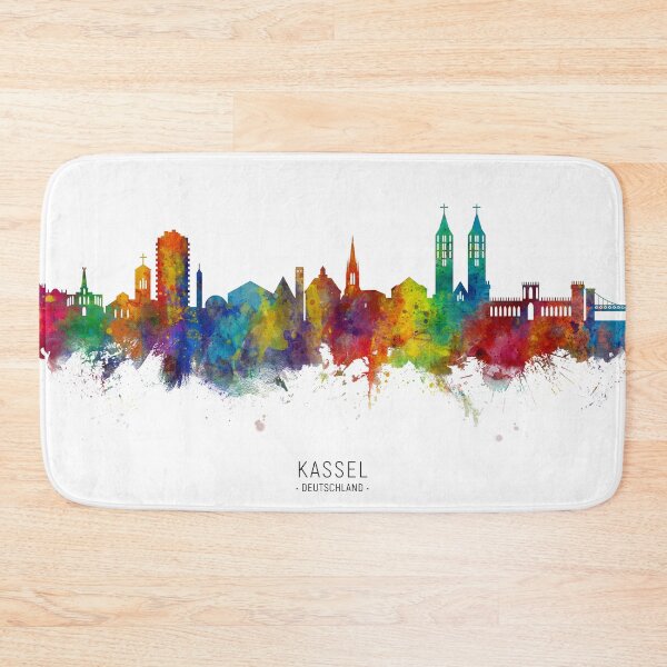 Item preview, Kassel Germany Skyline designed and sold by ArtPrints.