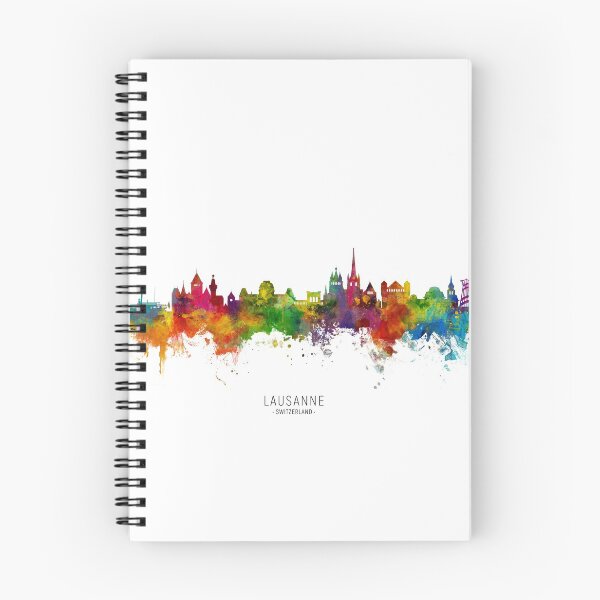 Item preview, Lausanne Switzerland Skyline designed and sold by ArtPrints.
