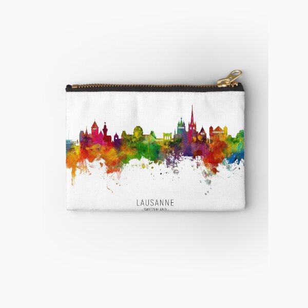 Item preview, Lausanne Switzerland Skyline designed and sold by ArtPrints.
