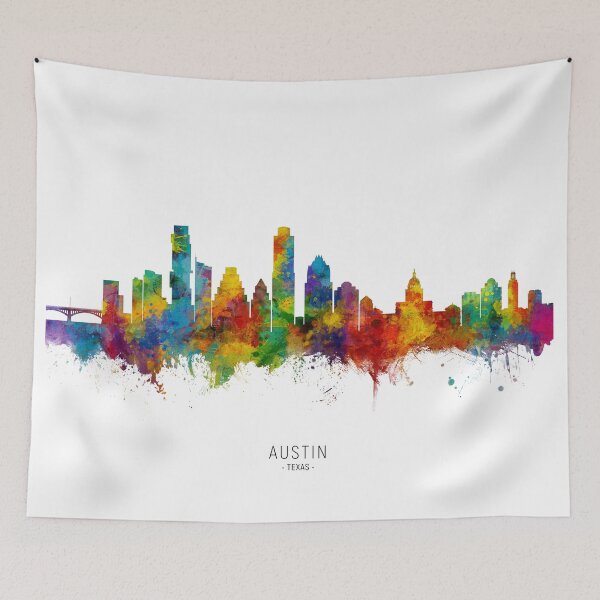 Item preview, Austin Texas Skyline designed and sold by ArtPrints.