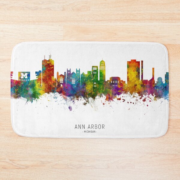 Item preview, Ann Arbor Michigan Skyline designed and sold by ArtPrints.