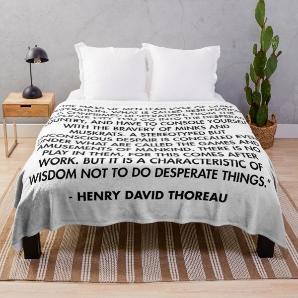 Item preview, “The mass of men lead lives of quiet desperation...” - Henry David Thoreau designed and sold by AlanPun.