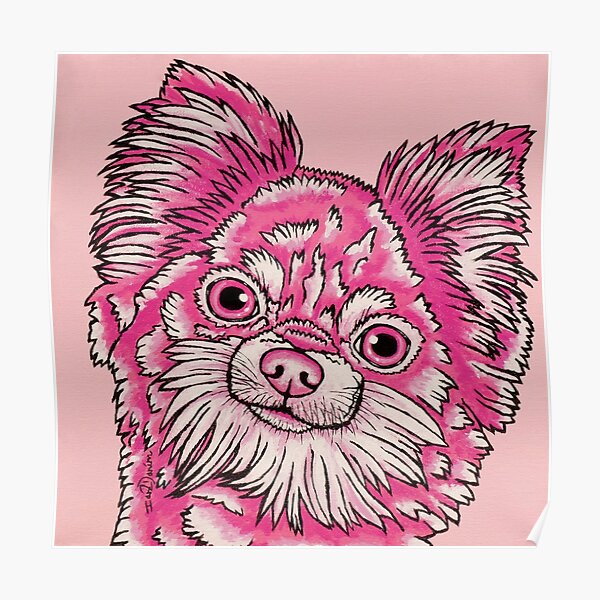 Quirky Dog Wall Art Redbubble