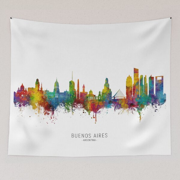 Item preview, Buenos Aires Argentina Skyline designed and sold by ArtPrints.