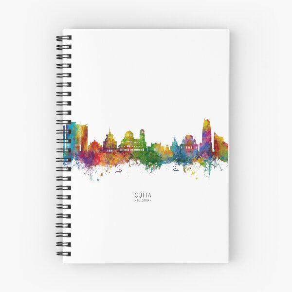 Item preview, Sofia Bulgaria Skyline designed and sold by ArtPrints.
