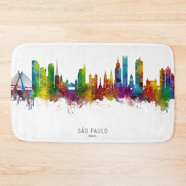 Item preview, São Paulo Skyline Brazil designed and sold by ArtPrints.